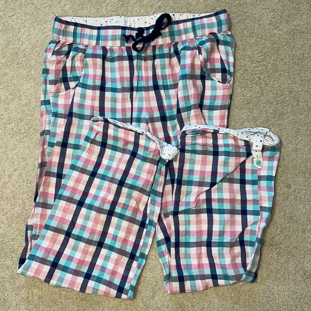 Pink and Blue Nordstrom PJ bottoms